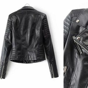 Faux Leather Biker Jacket